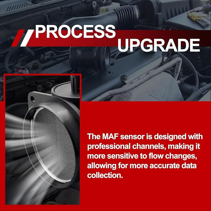 MAF Mass Air Flow Sensor Meter w/Housing 22680CA000 1580981 Compatible - Image 4