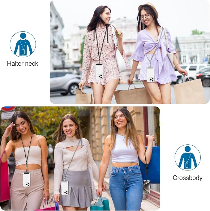 takyu Phone Lanyard, 2 Pack Soft Nylon Neck Strap Universal Cell Phone Lanyard - Image 7