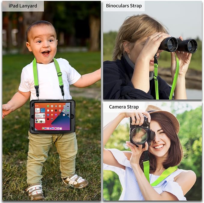 FIEIL Nylon iPad Strap, Adjustable Camera Neck Strap, Comfortable Shoulder Strap - Image 3