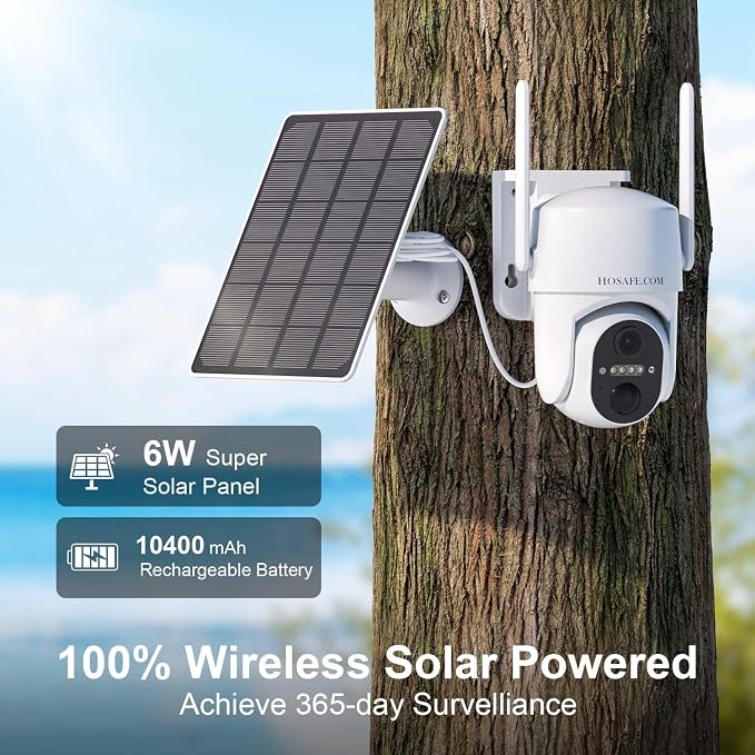 HOSAFE.COM 4G LTE Cellular Security Camera Wireless Solar Powered, Free Cloud - Image 4