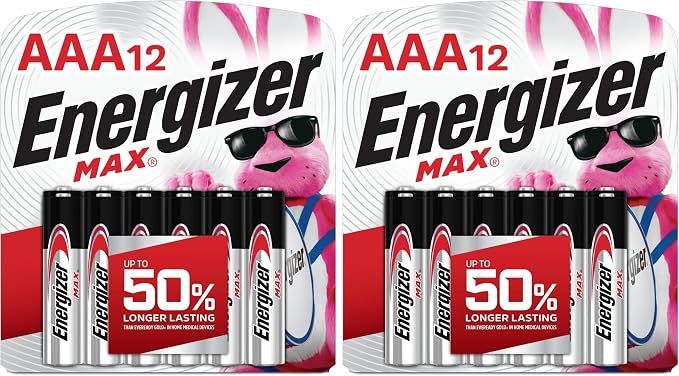 Energizer MAX AAA Batteries, Triple A Alkaline Batteries by Energizer