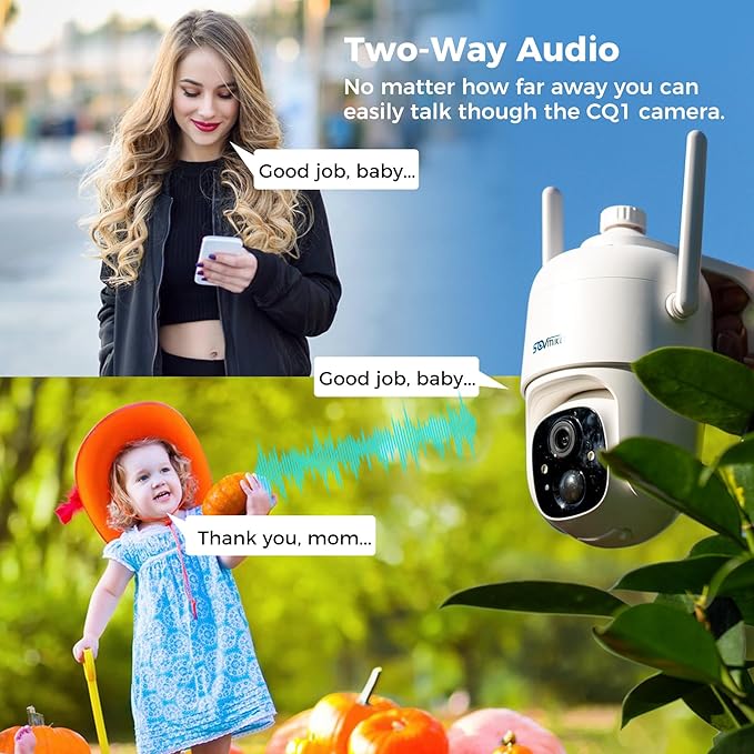 Vicohome CQ1 AI 2K Solar Security Camera Wireless Outdoor, Battery Powered - Image 5