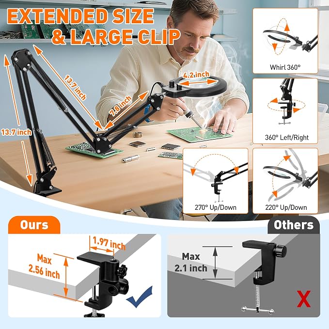 KIRKAS 12X & 30X Magnifying Glass - Image 5
