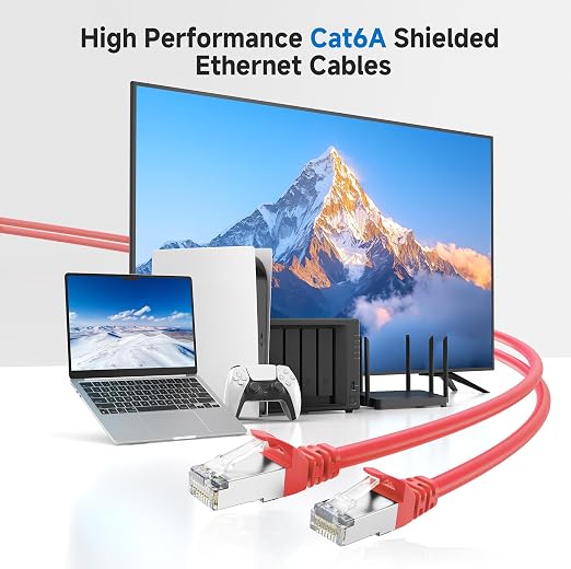 Cable Matters 10Gbps Snagless Shielded Cat 6A Ethernet Cable - 30ft - Image 2