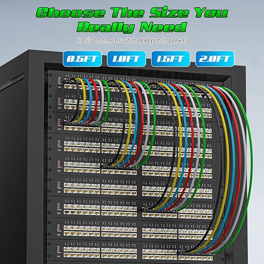 3 Feet Cat6 Patch Cables, Solid Pure Copper Patch Cord, Cat 6 Ethernet Cable - Image 6