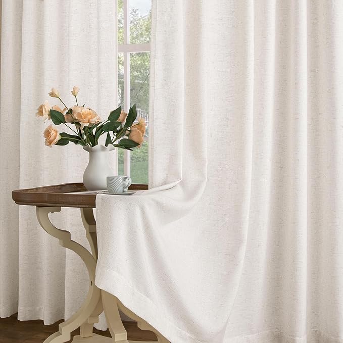 Memory Trained Pinch Pleated Curtains 100 Inches Long, Viral Linen Pinch Pleat - Image 10