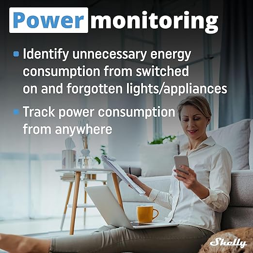 Shelly Wave PM Mini US LR, Z-Wave Long Range Smart Power Meter, 1-Channel 16 A - Image 4