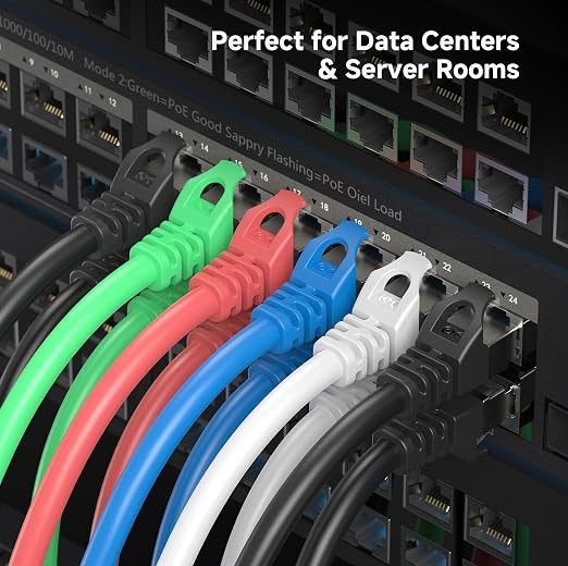 Cable Matters 10Gbps Snagless Short Shielded Cat 6A Ethernet Cable - 1ft - Image 8