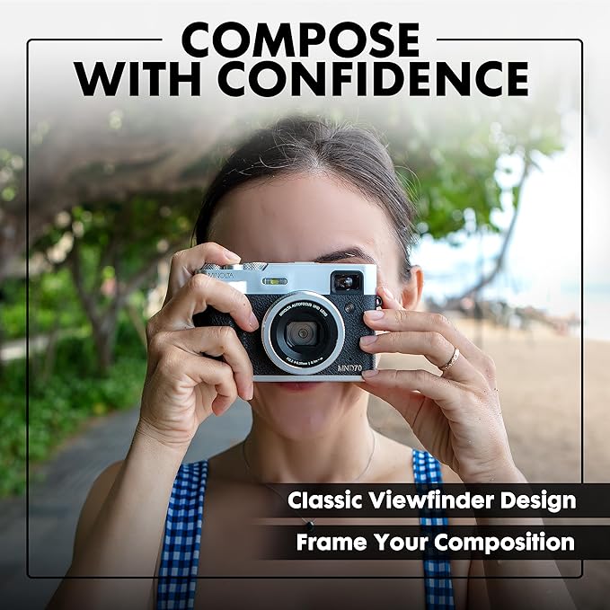 Minolta Retro Digital Camera – 48MP Autofocus Compact - Image 5
