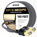 BUSOHE Cat 8 Ethernet Cable 150 FT, High Speed 40Gbps 2000Mhz Braided Network by BUSOHE