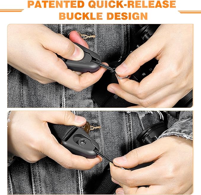 Camera Shoulder Strap Quick Release and Connection Wide Camera Neck Straps Long - Image 4