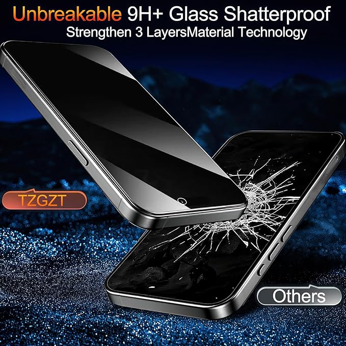 TZGZT 3 Pack Privacy Screen Protectors - Image 6