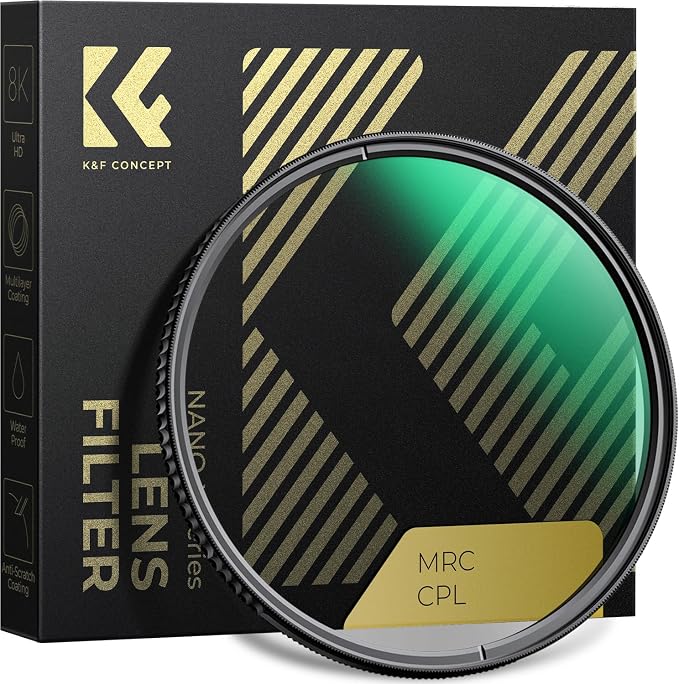 55mm Circular Polarizers Filter, K&F CONCEPT 55MM Circular Polarizer Filter HD by KFCONCEPT
