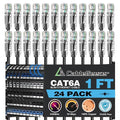 CableGeeker Patch Cables Cat6a 1ft Slim, Cat6 Ethernet Patch Cable 10G Support by CableGeeker