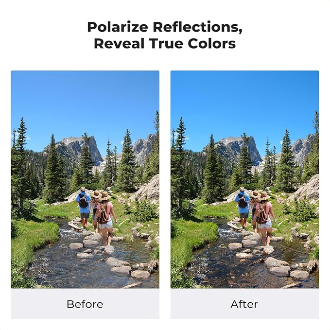 K&F CONCEPT Magnetic 52mm Circular Polarizers Filter - Image 3
