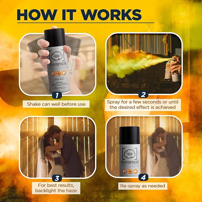 6 Pack Atmosphere Aerosol Haze/Fog Spray - Image 4