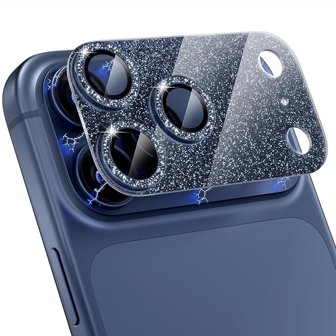 Choiche Compatible for iPhone 17 Pro Camera Lens Protector, Bling Camera Cover by Choiche