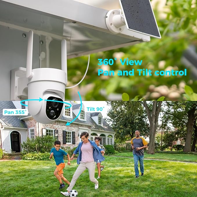 Vicohome 4CQ4 2K AI Solar Security Camera Wireless Outdoor, Battery Powered Cam - Image 12