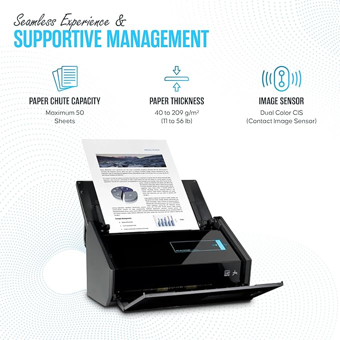 IX500 Fujitsu Scansnap Receipt Scanner - Image 4