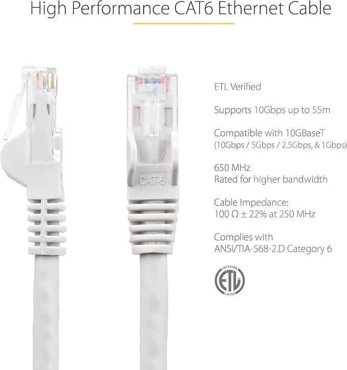 StarTech 50ft CAT6 Cable - Image 2