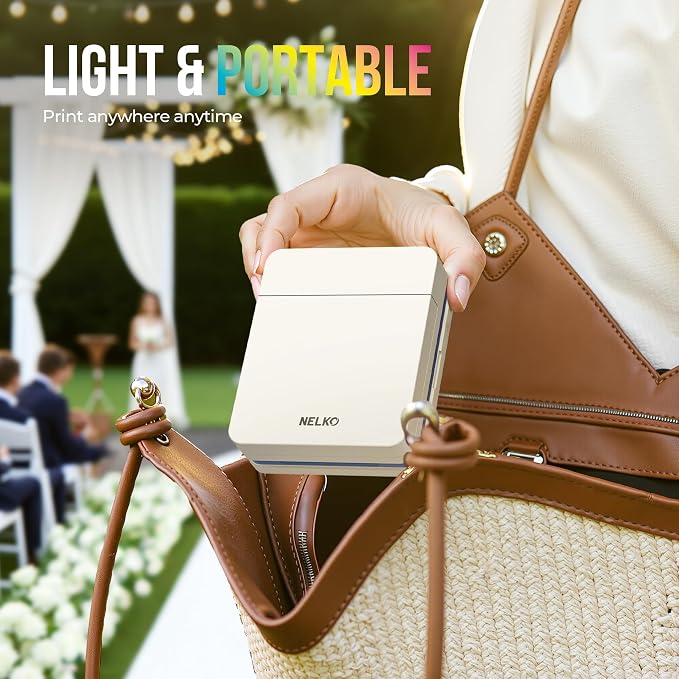 Nelko PP01 Instant Smartphone Photo Printer, Portable Mini Color Wireless - Image 3