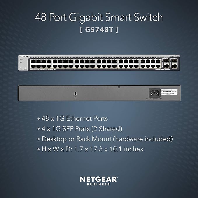 NETGEAR 48-Port Gigabit Ethernet Smart Switch - Image 2