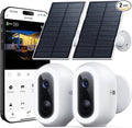 Laview 2K Solar Security Cameras Wireless Outdoor, Rechargeable Battery Wifi by LaView