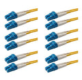 SpeedyFiberTX – 6-Pack 2 Meter LC to LC Fiber Patch Cable, Corning SMF-28 by SpeedyFiberTX