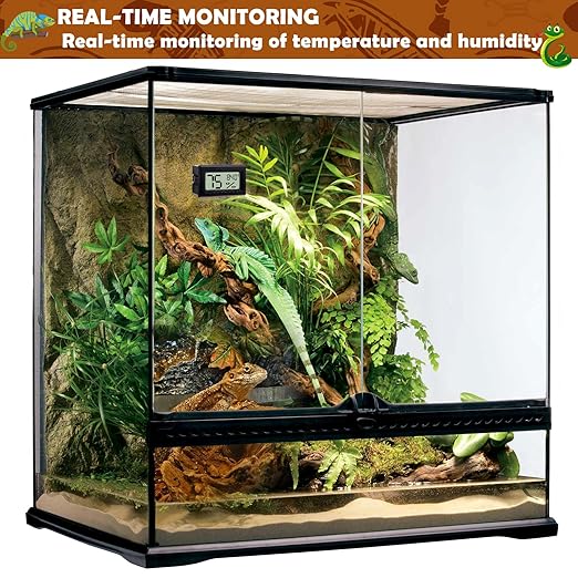 Vodolo Reptile Thermometer and Humidity Gauge, Chameleon Cage, Tree Frog - Image 4