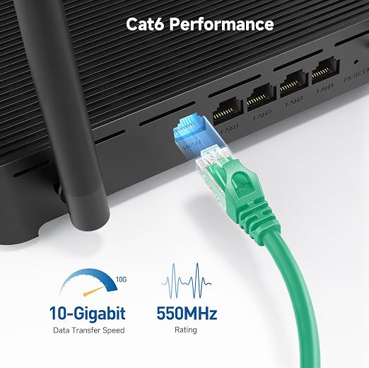 Cable Matters 10Gbps Snagless Cat 6 Ethernet Cable - 7ft - Image 3