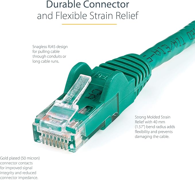 StarTech 10ft CAT6 Ethernet Cable - Image 3