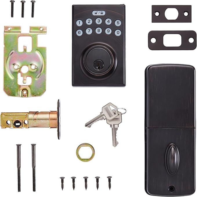 Amazon Basics Electronic Keypad Deadbolt Door Lock - Image 3