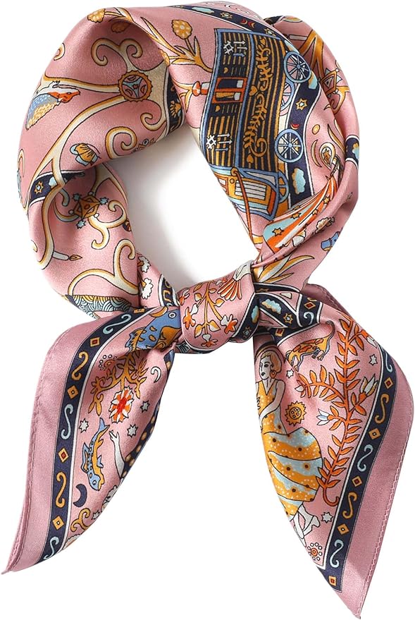 Silky Scarf for Women Lightweight Satin Bandanas Neck Hair Wrap For Sleeping by OnllhNiceScarfForWomen