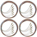 6 Strand Multimode OM3 50/125 LC-UPC Fiber Pigtail, 1.5 Meters LC-OM3 Fiber by Bangun