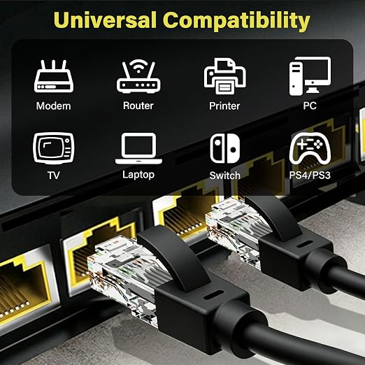 Ethernet Cable 50ft For Cat6/Cat5E, 10Gbps Compatible - Image 7