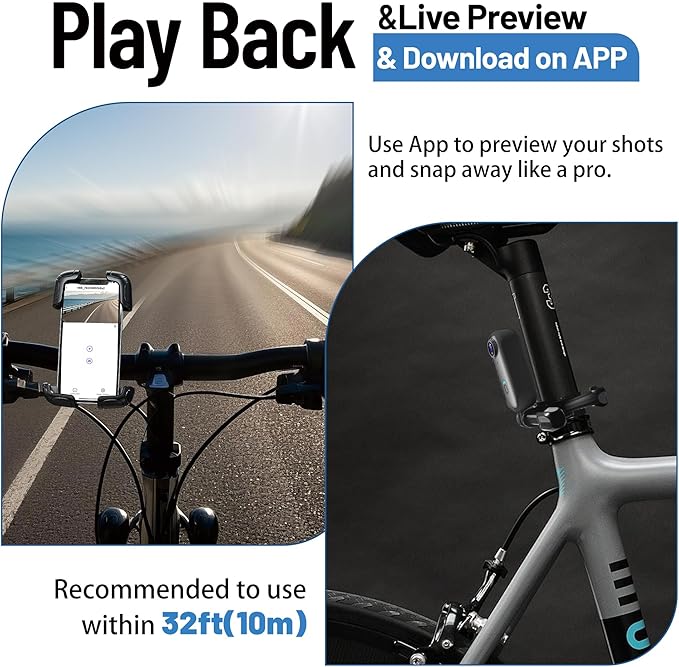 Intepoll Upgraded Image Stabilization 4K 64GB Mini Body Camera, POV PRO Action - Image 7