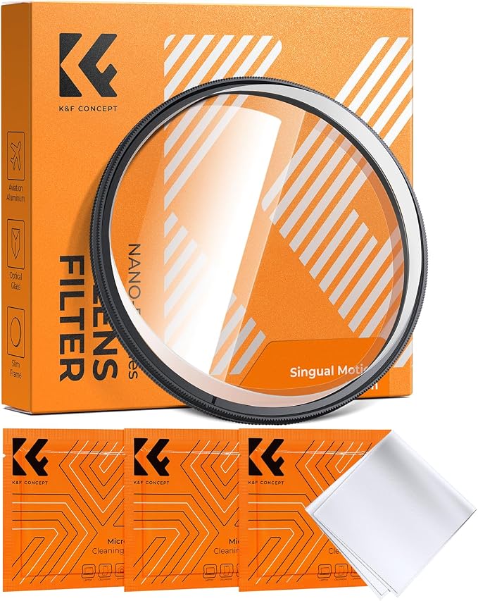 K&F CONCEPT 77mm Unilateral Blur Ghost Motion Filter Super Speed Effects by KFCONCEPT