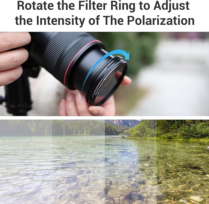 JJC 37mm Circular Polarizer Polarizing CPL Filter - Image 5
