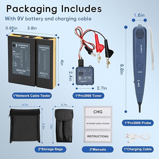 Pro3000 Tone Generator and Probe Kit Bundle - Image 2