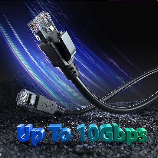 Cat 6 Outdoor Ethernet Cable 225 ft, 24AWG 10Gbps Cat6 Cable Cord Waterproof - Image 8
