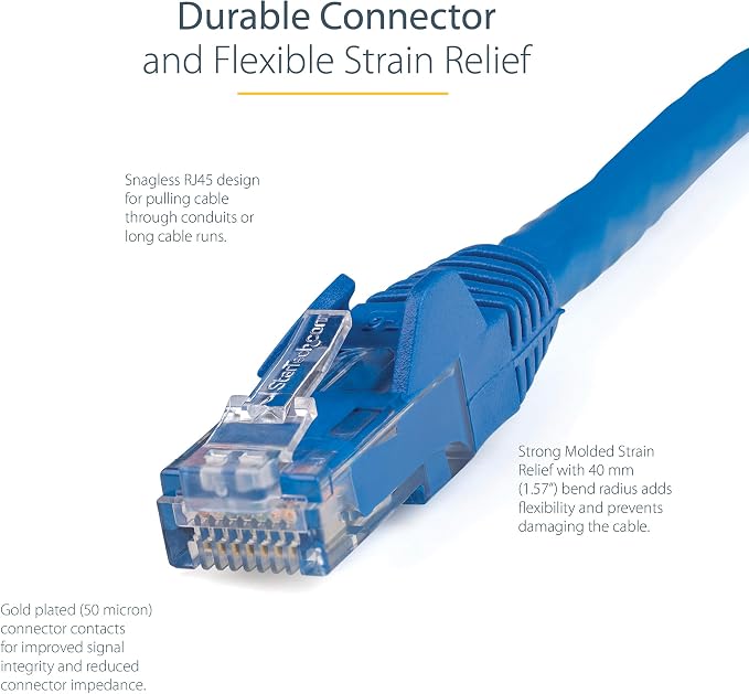 StarTech 20ft CAT6 Ethernet Cable - Image 3