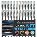 CableGeeker Patch Cables Cat6a 5ft Slim, Cat6 Ethernet Patch Cable 10G Support by CableGeeker
