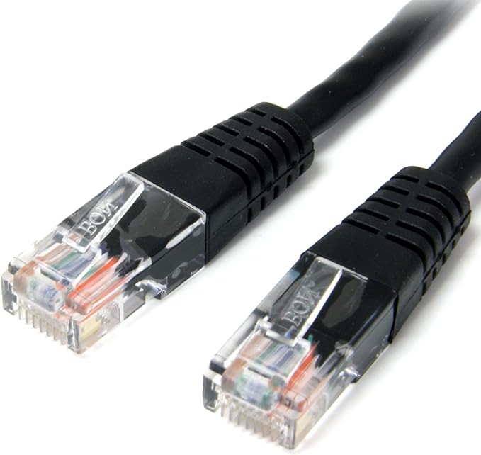 STARTECH.COM 1FT Black Molded CAT5E UTP Patch Cable by StarTech