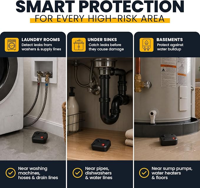 Zircon Leak Alert 360 Smart Water Leak Detector Kit - Image 5