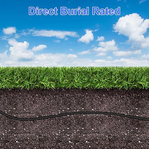 30FT Cat6 Outdoor Ethernet Cable, Heavy Duty Direct Burial, 24AWG CCA Patch Cord - Image 6