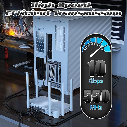 5 Feet Cat6 Patch Cables, Solid Pure Copper Patch Cord, Cat 6 Ethernet Cable - Image 4