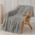 Tuddrom Decorative Extra Soft Faux Fur Blanket Twin Size 70" x 78", Solid by Tuddrom