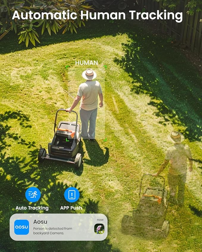 AOSU Solar Security Camera Wireless Outdoor - Image 3