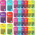 Weewooday 30 Pieces Small Basic Calculator Bulk 8 Digit Solar Battery Dual by Weewooday