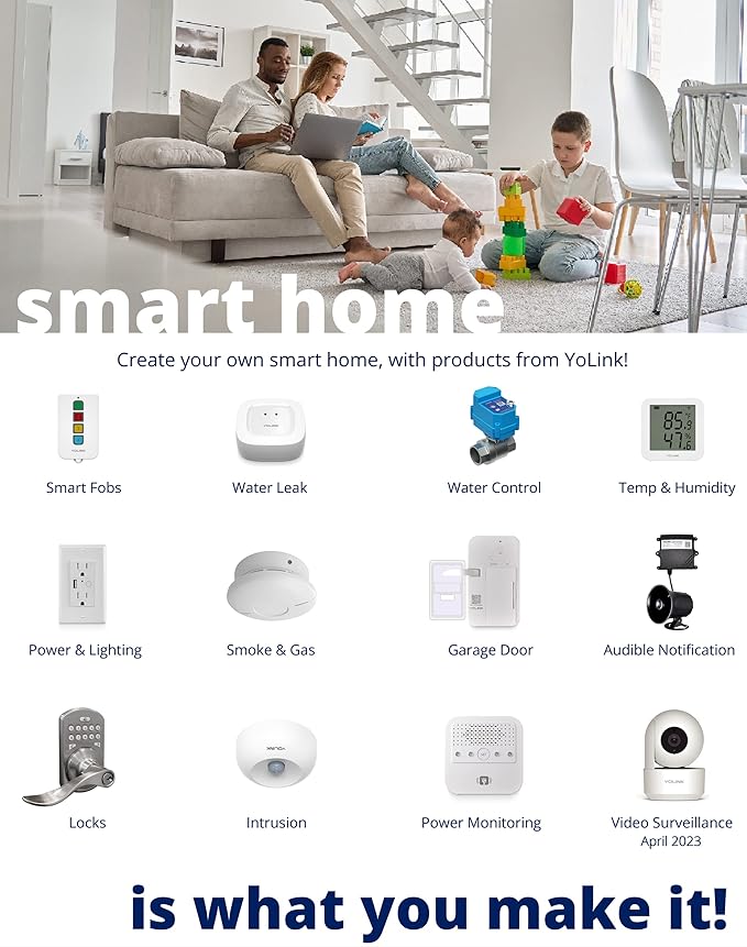 YoLink Outdoor Security Siren & Smart Alarm Controller Kit - Image 6